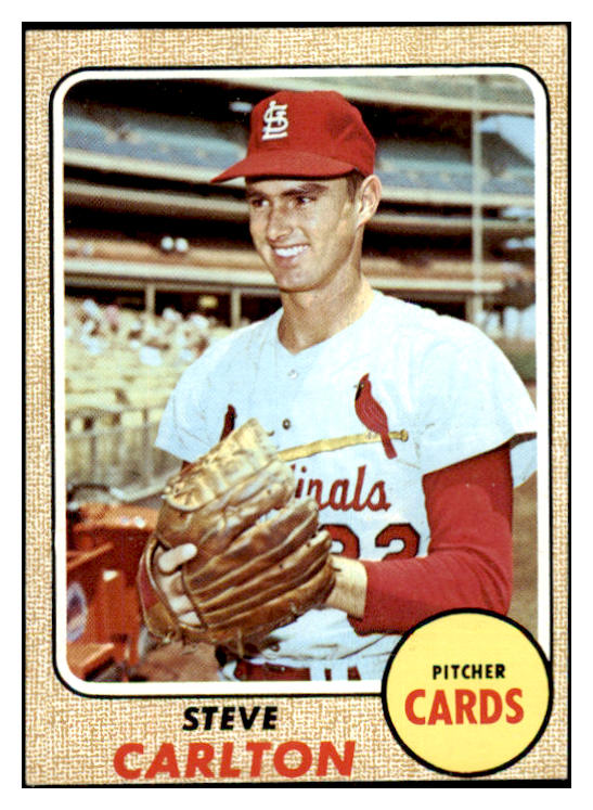 1968 Topps Baseball #408 Steve Carlton Cardinals NR-MT 481347