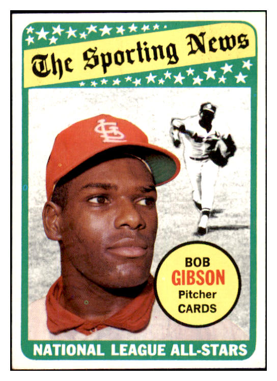 1969 Topps Baseball #432 Bob Gibson A.S. Cardinals EX-MT 481348