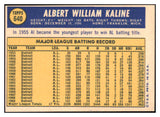 1970 Topps Baseball #640 Al Kaline Tigers EX-MT/NR-MT 481353