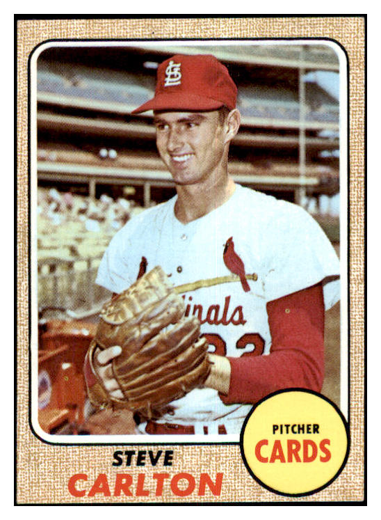 1968 Topps Baseball #408 Steve Carlton Cardinals NR-MT 481382