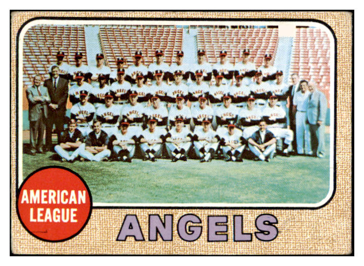 1968 Topps Baseball #252 California Angels Team VG-EX 481403