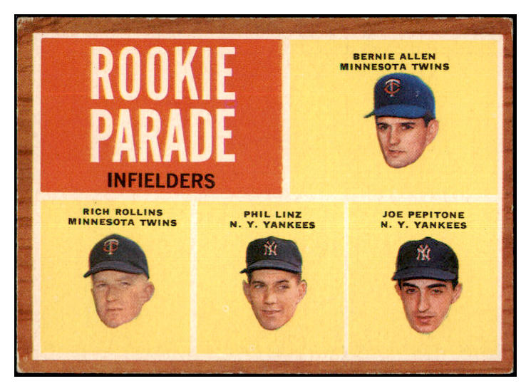 1962 Topps Baseball #596 Joe Pepitone Yankees VG-EX 481422