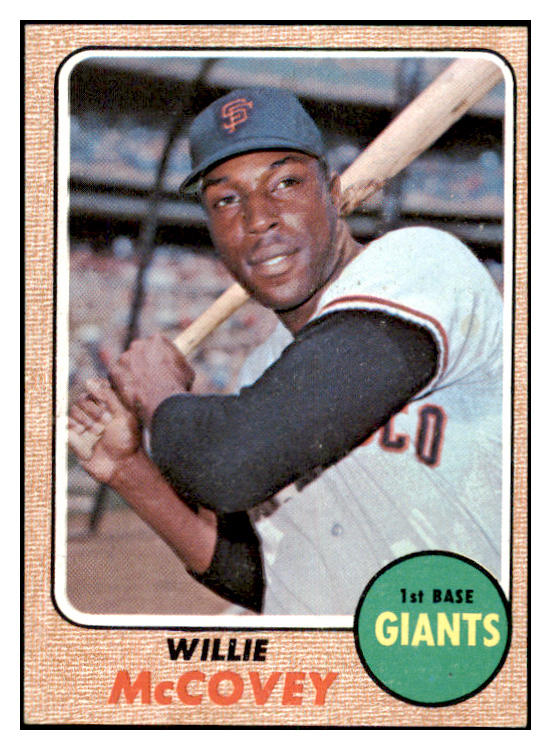 1968 Topps Baseball #290 Willie McCovey Giants EX-MT 481425