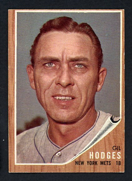 1962 Topps Baseball #085 Gil Hodges Mets VG-EX 481438