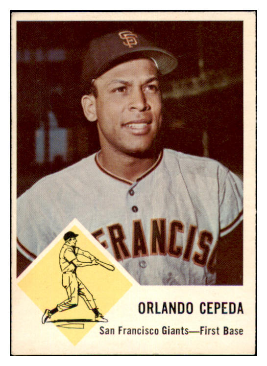 1963 Fleer Baseball #064 Orlando Cepeda Giants VG-EX 481443