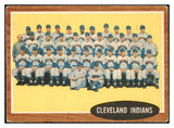 1962 Topps Baseball #537 Cleveland Indians Team VG-EX 481448