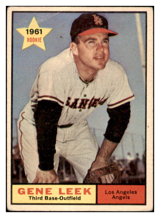 1961 Topps Baseball #527 Gene Leek Angels VG-EX 481453
