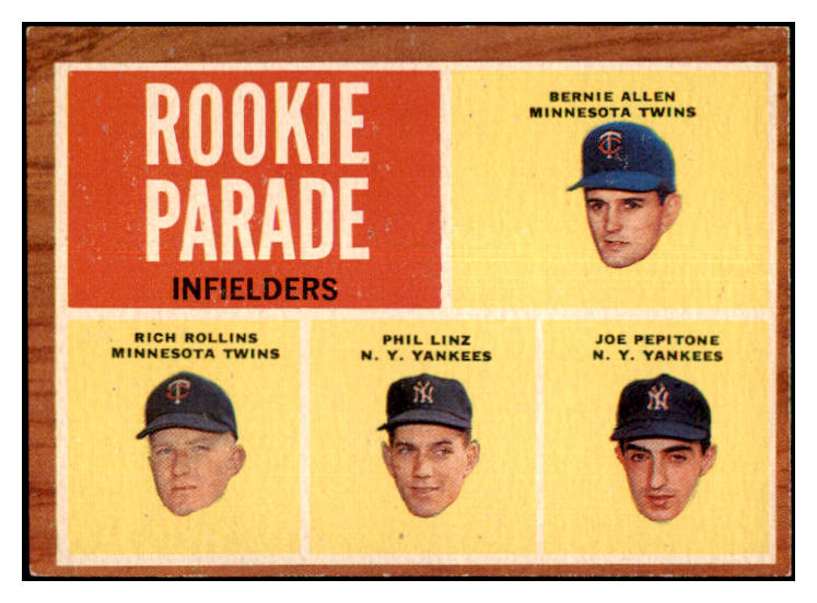 1962 Topps Baseball #596 Joe Pepitone Yankees EX-MT 481473