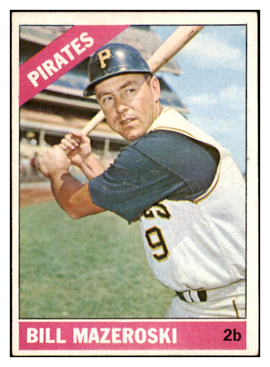 1966 Topps Baseball #210 Bill Mazeroski Pirates EX-MT 481486