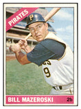 1966 Topps Baseball #210 Bill Mazeroski Pirates EX-MT 481486