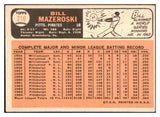 1966 Topps Baseball #210 Bill Mazeroski Pirates EX-MT 481486