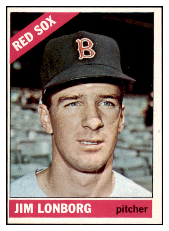 1966 Topps Baseball #093 Jim Lonborg Red Sox EX-MT 481487