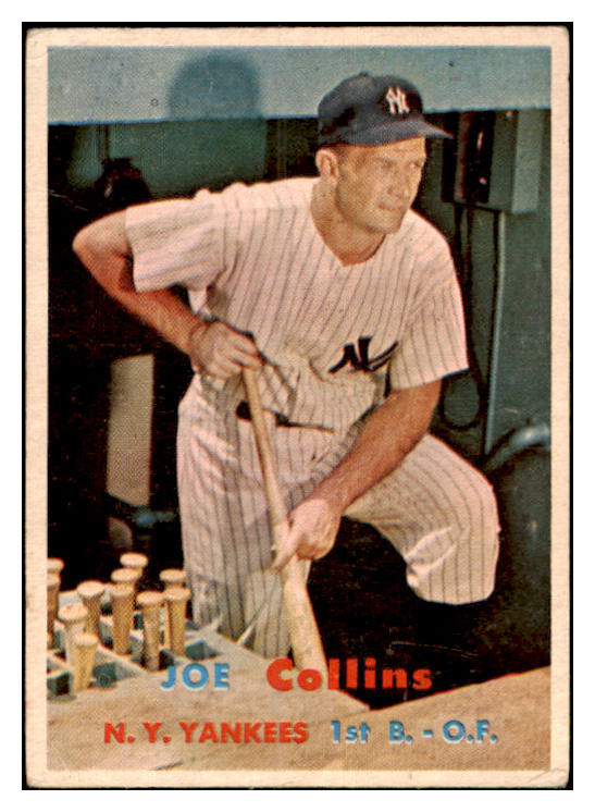 1957 Topps Baseball #295 Joe Collins Yankees VG-EX 481488