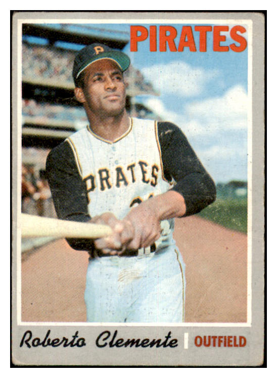 1970 Topps Baseball #350 Roberto Clemente Pirates Good 481496