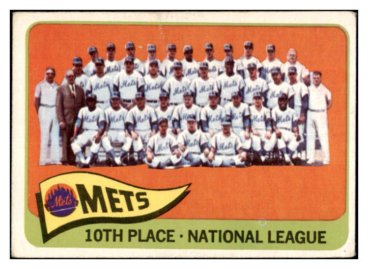 1965 Topps Baseball #551 New York Mets Team VG-EX 481497