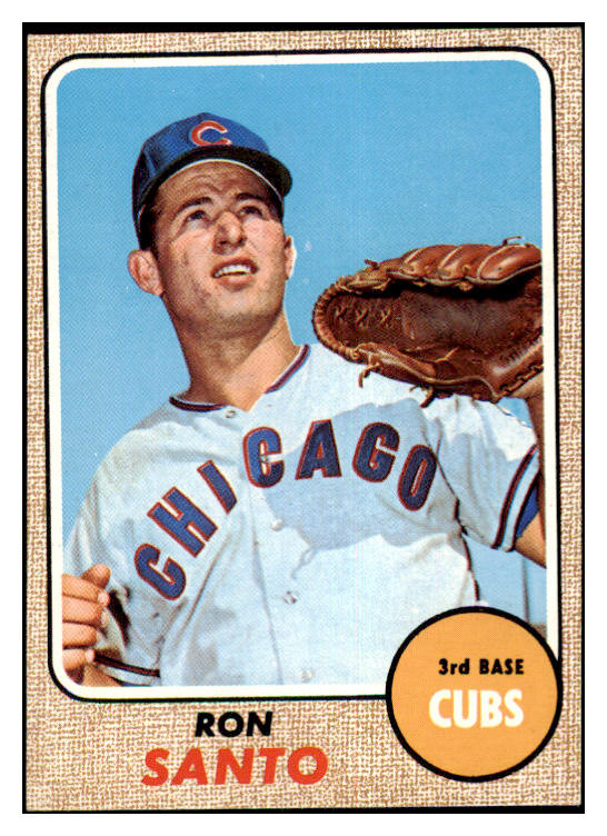 1968 Topps Baseball #235 Ron Santo Cubs EX-MT 481500