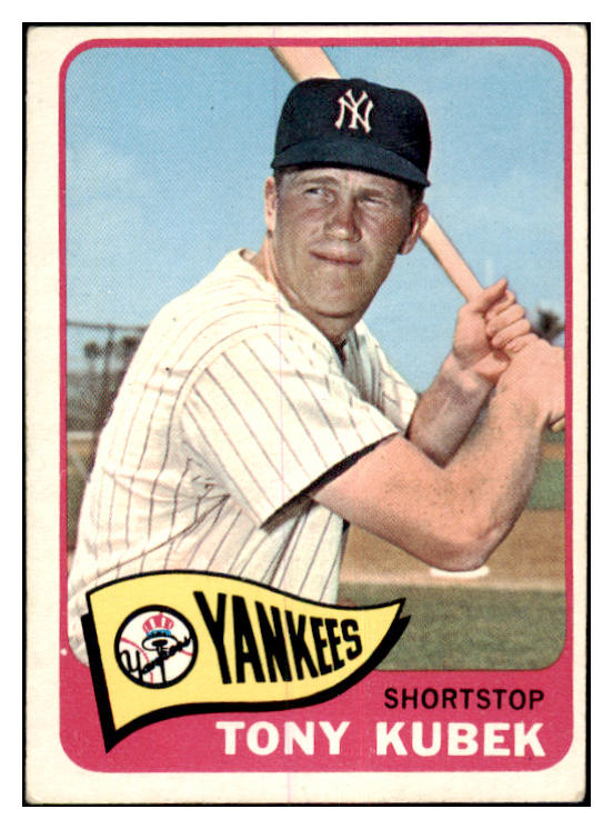 1965 Topps Baseball #065 Tony Kubek Yankees VG-EX 481507