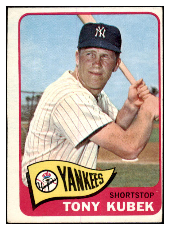 1965 Topps Baseball #065 Tony Kubek Yankees VG-EX 481509