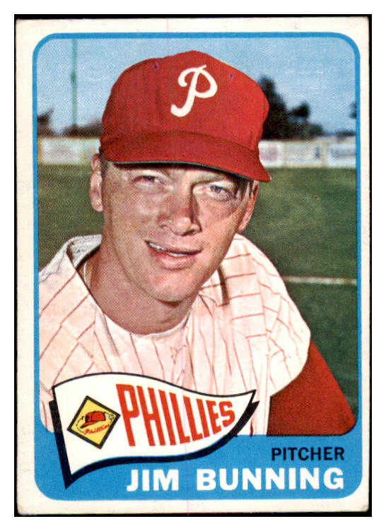 1965 Topps Baseball #020 Jim Bunning Phillies VG-EX 481510
