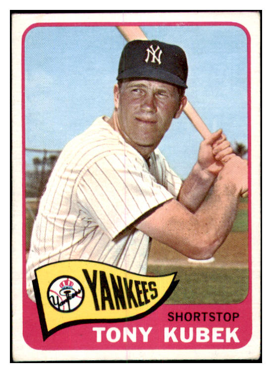1965 Topps Baseball #065 Tony Kubek Yankees VG-EX 481511