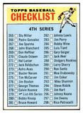 1966 Topps Baseball #279 Checklist 4 EX-MT Unmarked 481529