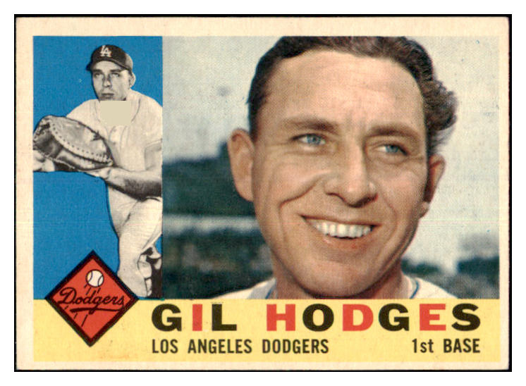 1960 Topps Baseball #295 Gil Hodges Dodges EX-MT 481551