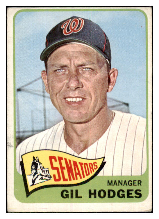 1965 Topps Baseball #099 Gil Hodges Senators VG 481562