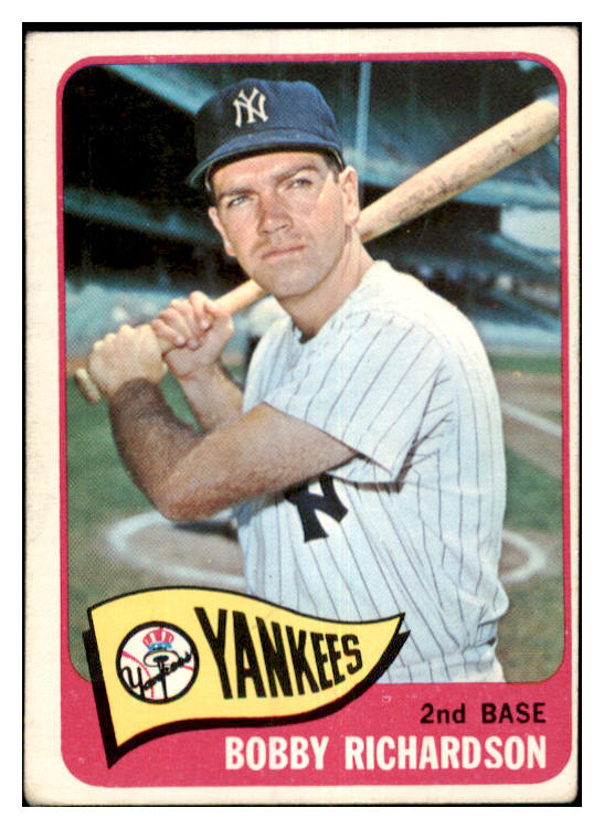1965 Topps Baseball #115 Bobby Richardson Yankees VG 481563