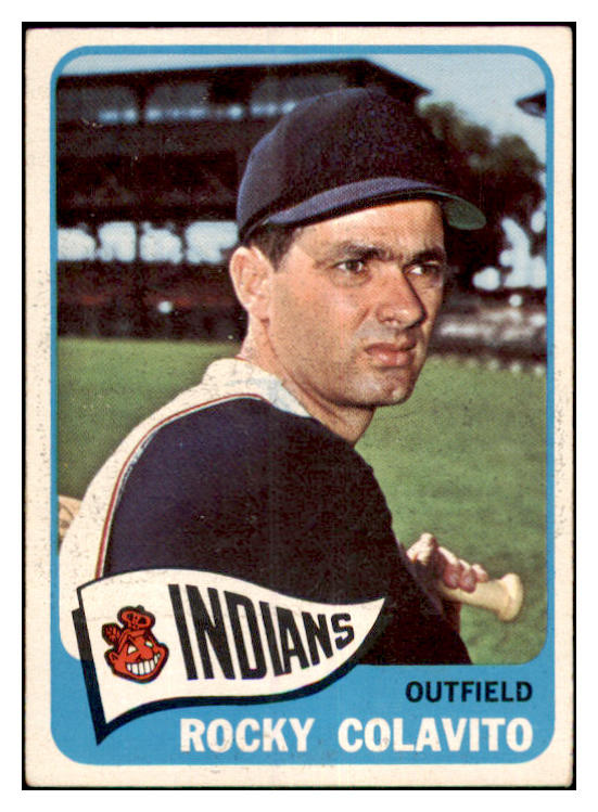 1965 Topps Baseball #380 Rocky Colavito Indians VG-EX 481568