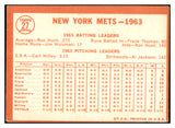 1964 Topps Baseball #027 New York Mets Team VG-EX 481614