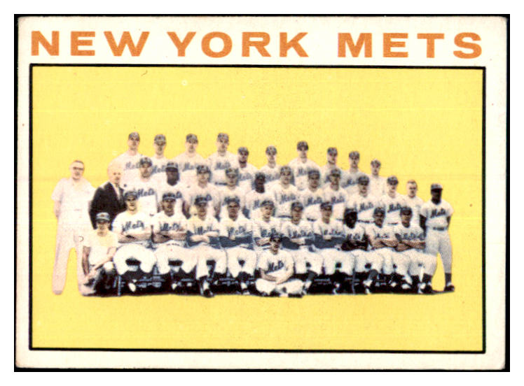 1964 Topps Baseball #027 New York Mets Team VG-EX 481633