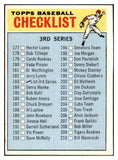 1966 Topps Baseball #183 Checklist 3 EX-MT Unmarked 481640