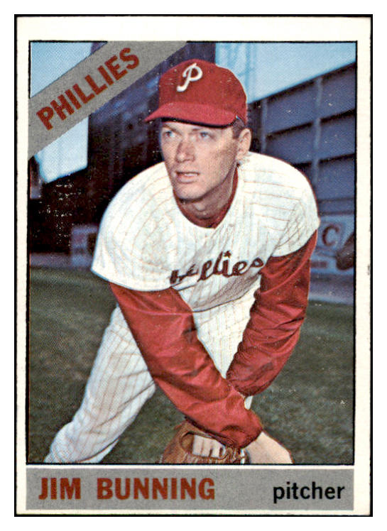 1966 Topps Baseball #435 Jim Bunning Phillies EX-MT 481641