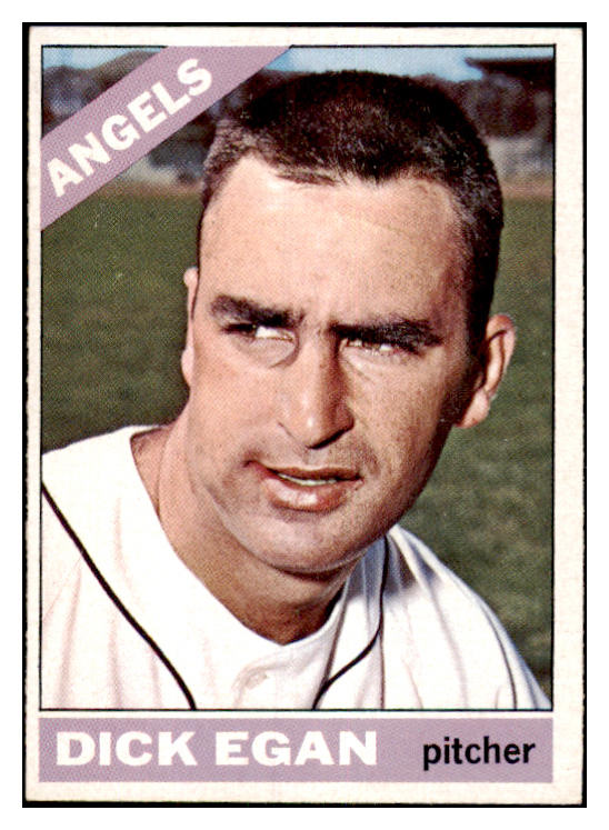 1966 Topps Baseball #536 Dick Egan Angels EX-MT 481680