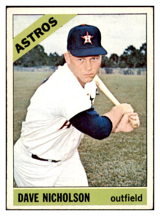 1966 Topps Baseball #576 Dave Nicholson Astros NR-MT 481709