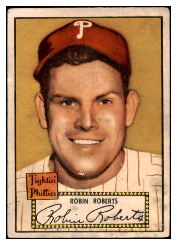 1952 Topps Baseball #059 Robin Roberts Phillies VG Red 481769