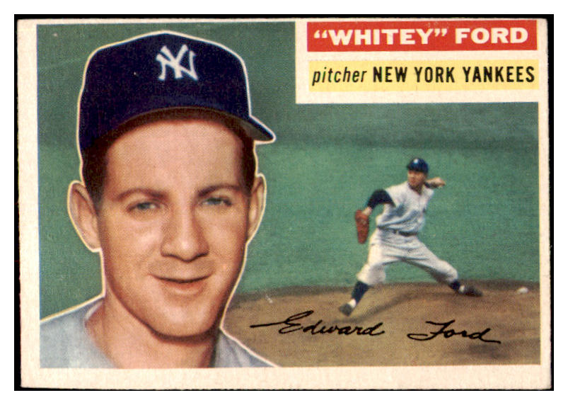 1956 Topps Baseball #240 Whitey Ford Yankees VG-EX 481795