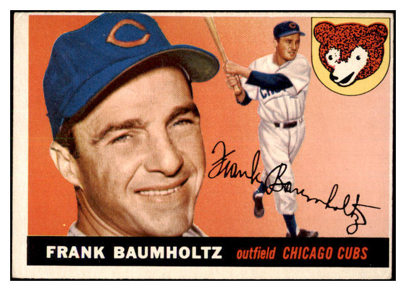 1955 Topps Baseball #172 Frank Baumholtz Cubs VG-EX 481824