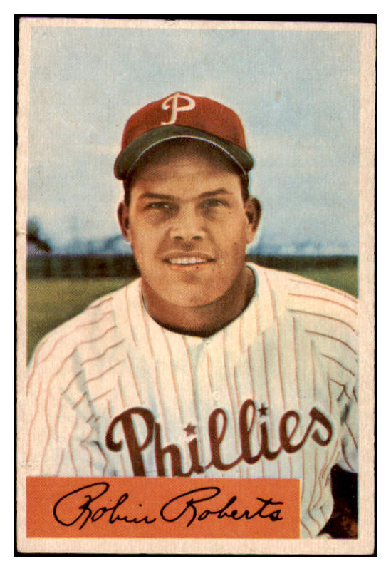 1954 Bowman Baseball #095 Robin Roberts Phillies EX-MT 481837
