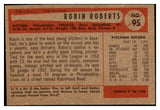 1954 Bowman Baseball #095 Robin Roberts Phillies EX-MT 481837