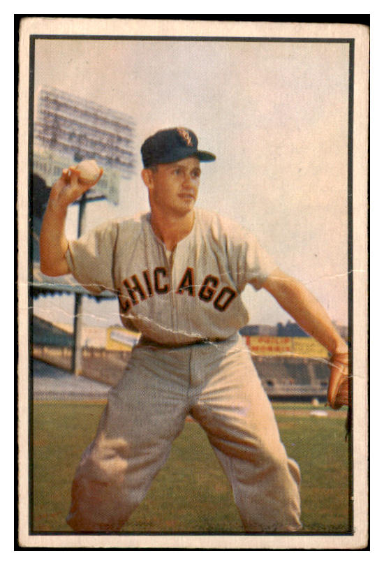 1953 Bowman Color Baseball #018 Nellie Fox White Sox FR-GD 481842