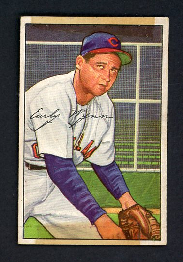 1952 Bowman Baseball #142 Early Wynn Indians VG 481866