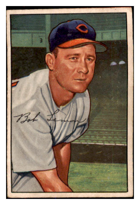 1952 Bowman Baseball #023 Bob Lemon Indians VG-EX 481873