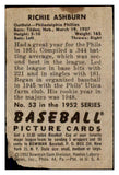 1952 Bowman Baseball #053 Richie Ashburn Phillies PR-FR 481875
