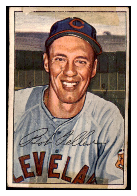1952 Bowman Baseball #043 Bob Feller Indians PR-FR 481882