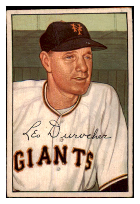 1952 Bowman Baseball #146 Leo Durocher Giants VG 481885