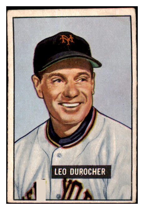 1951 Bowman Baseball #233 Leo Durocher Giants VG-EX 481888