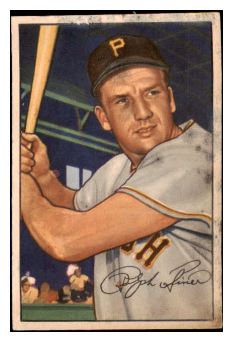 1952 Bowman Baseball #011 Ralph Kiner Pirates Good 481889