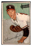 1952 Bowman Baseball #156 Warren Spahn Braves VG-EX 481893