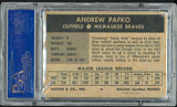 1954 Wilson Franks Andy Pafko Braves PSA 1 PR 482030